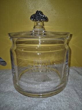 💥 PATRON Tequila Glass Canister Bee Super Rare
